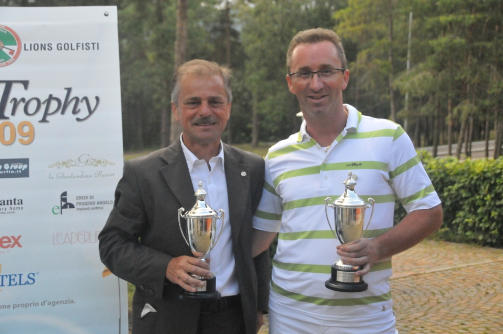 AMBACH ANDREAS E MORENO TRISORIO CAMPIONI TRENTINI AL GOLF DOLOMITI